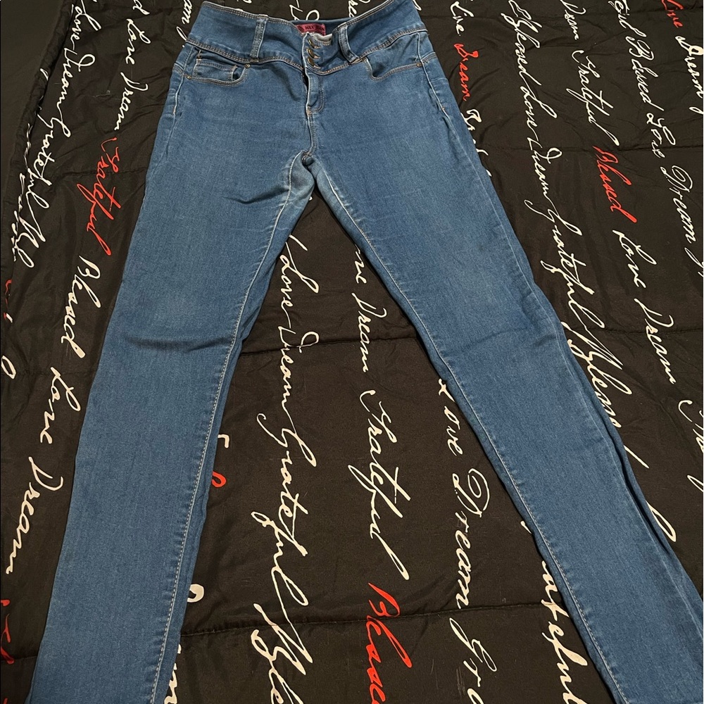 Wax jeans low rise skinny jeans size 6